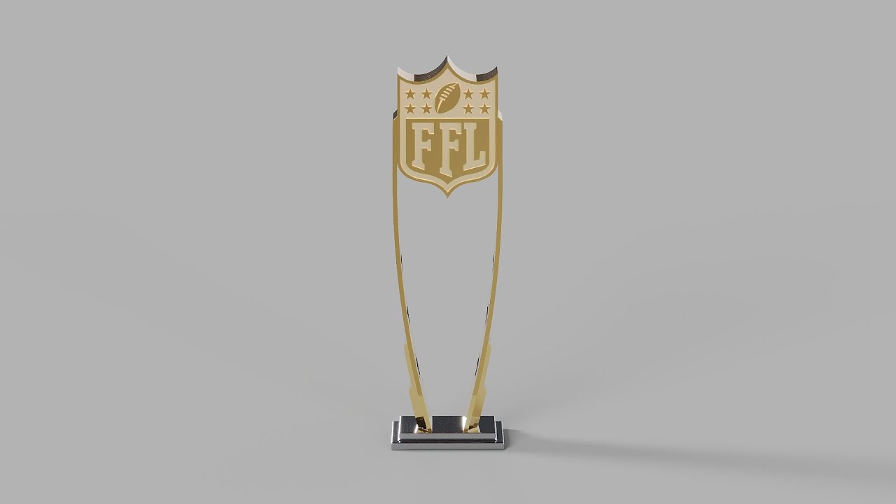 FFL MVP Trophy - 3D Model