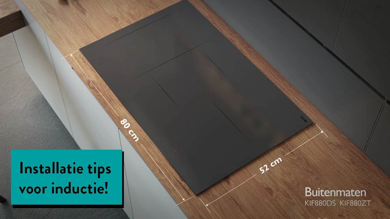 ETNA Performance Inductiekookplaten: Installatietips voor 80 en 90 cm