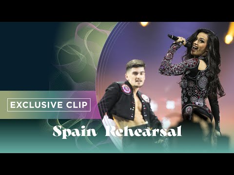 Chanel - SloMo - Exclusive Rehearsal Clip - Spain 🇪🇸 - Eurovision 2022