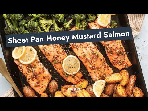 Sheet Pan Honey Mustard Salmon