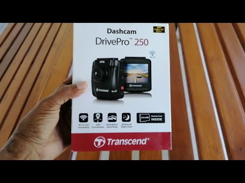 Transcend Drive Pro 250 Dash Cam Wifi GPS
