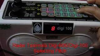 Video thumbnail for Radel Taalmala Digi 60Dx - Part 3- selecting tempo & pitch by Radhika Rajnarayan