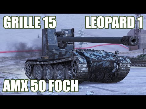 Leopard 1, Grille 15 & AMX 50 Foch ● WoT Blitz