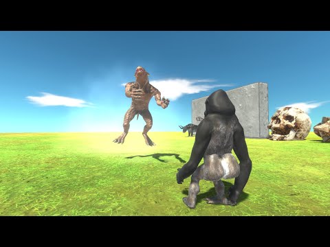 Mutant primate vs Fantasy tournament-Animal Revolt battle simulator
