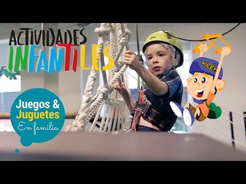 actividades para niños de 6 a 8 años // Tirolina y Obsataculos