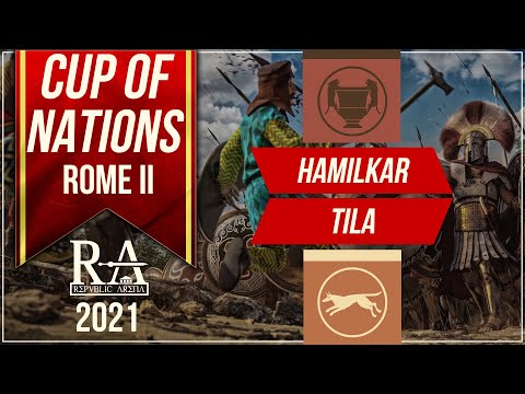 Total War: Rome II. Cup of Nations 2021. Hamilkar Barca [FG] vs Tila