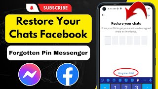 How to forgotten pin restore facebook chat history - Facebook messenger pin code