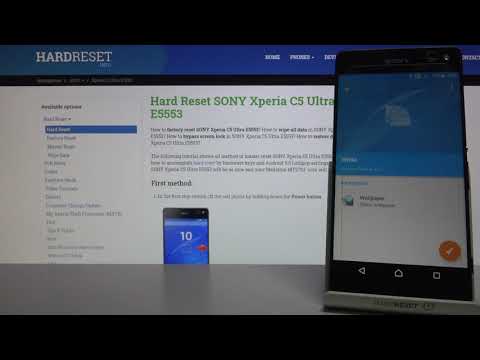 How to Check All Possible SONY Xperia C5 Themes - Change Phone Theme