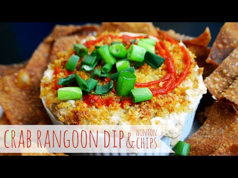 Easy Crab Rangoon Dip Recipe | Cream Cheese & Crab Appetizer