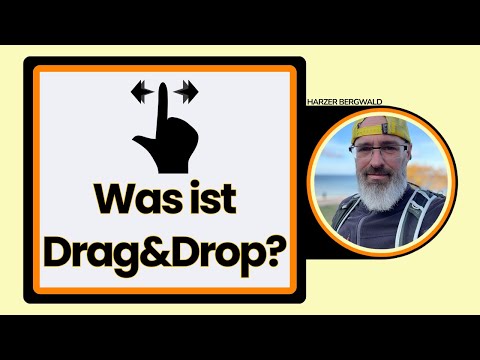 What is drag and drop?