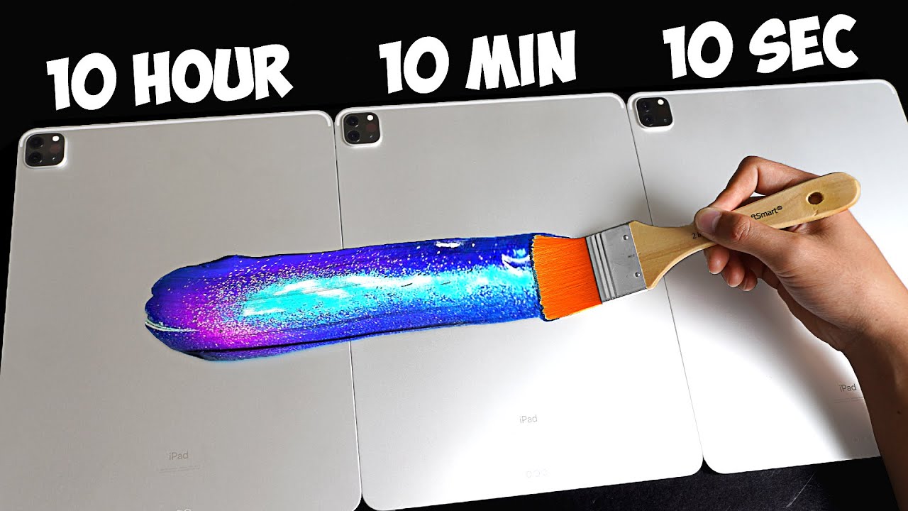 Customizing An iPad In 10 Hours, 1 Hour, 10 Minutes, 1 Minute & 10 Seconds - Challenge (Giveaway)