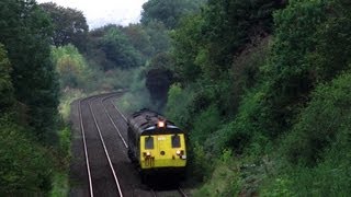 preview picture of video 'NIR 8094 & 8090 on Dundalk Belfast Central MRSI special at Faughart 250911'