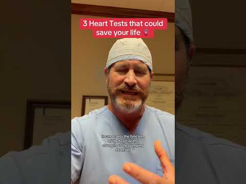 3 heart tests that you need to know about #doctor #surgeon #heartattack #hearthealth #fyp