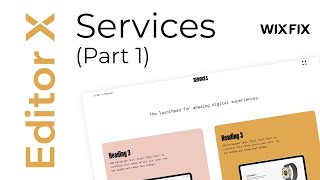 Perfect Services Page Design (Part 1) | Wix Fix