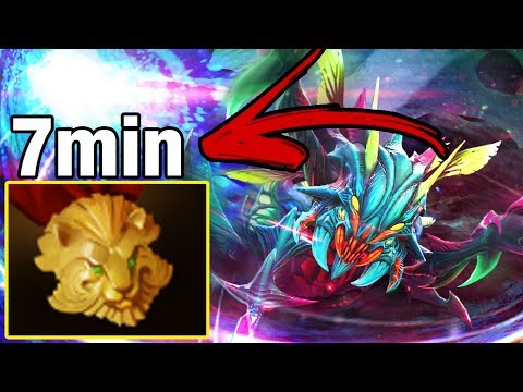 7 MINUTES = MEDALLION OF COURAGE - Moo Plays Weaver - Dota 2