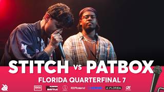 Stitch 🇲🇾 vs patbox 🇫🇷🇨🇮 | Florida Beatbox Battle 2026 | QUARTER FINAL #7