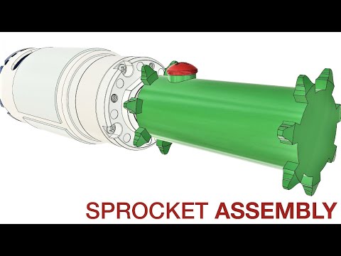 Assemble a Sprocket to a DC Motor: Fusion 360 Tutorial