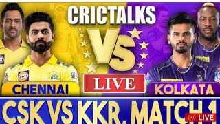 🔴 IPL Live: CSK vs KKR Live Match|Chennai vs Kolkata Live