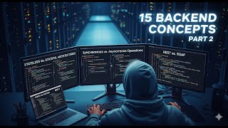 15 Backend Concepts Part 2: Mastering Synchronous vs. Asynchronous, Stateless vs. Stateful & More 🚀