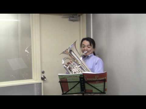 H.Voxman - Selected Studies for Baritone "Allegro moderato by Gatti"(Page-13)