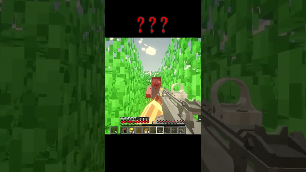 迷路でヤバい奴に追われる・・・！？【マイクラ・マインクラフト・ホラー】#shorts