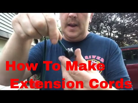 How To Make Extension Cords For Christmas Lights