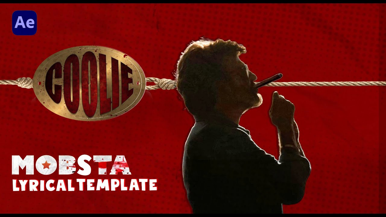 Mobsta Lyrical After Effects Template – Coolie Style