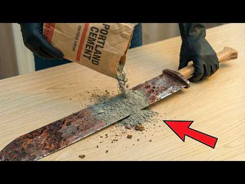 Very Few people know this hidden restoration method for Old Rusty Sword… From Trash to Treasure!