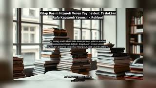 Kitap Basım Hizmeti Veren Yayınevleri: Taslaktan Rafa Kapsamlı Yayıncılık Rehber