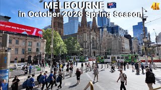 Melbourne Australia in October Spring Season 2026