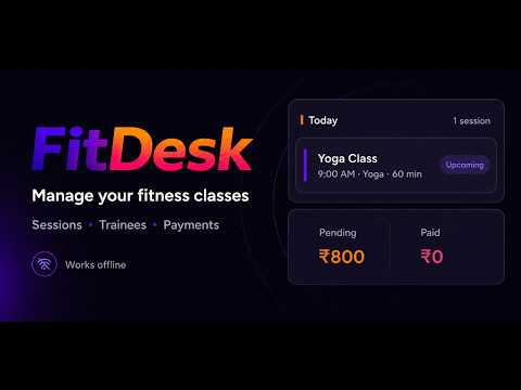 FitDesk video thumbnail