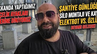 ÇELİK AYAK MONTAJI ŞANTİYEDEN KESİTLER #hasimkoksal #hasimusta #nasıly