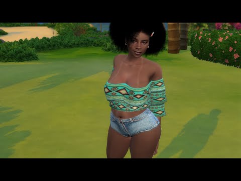 the sims 4 custom character download black girls female Marcela Lima by Bonita100 Game Video Preview