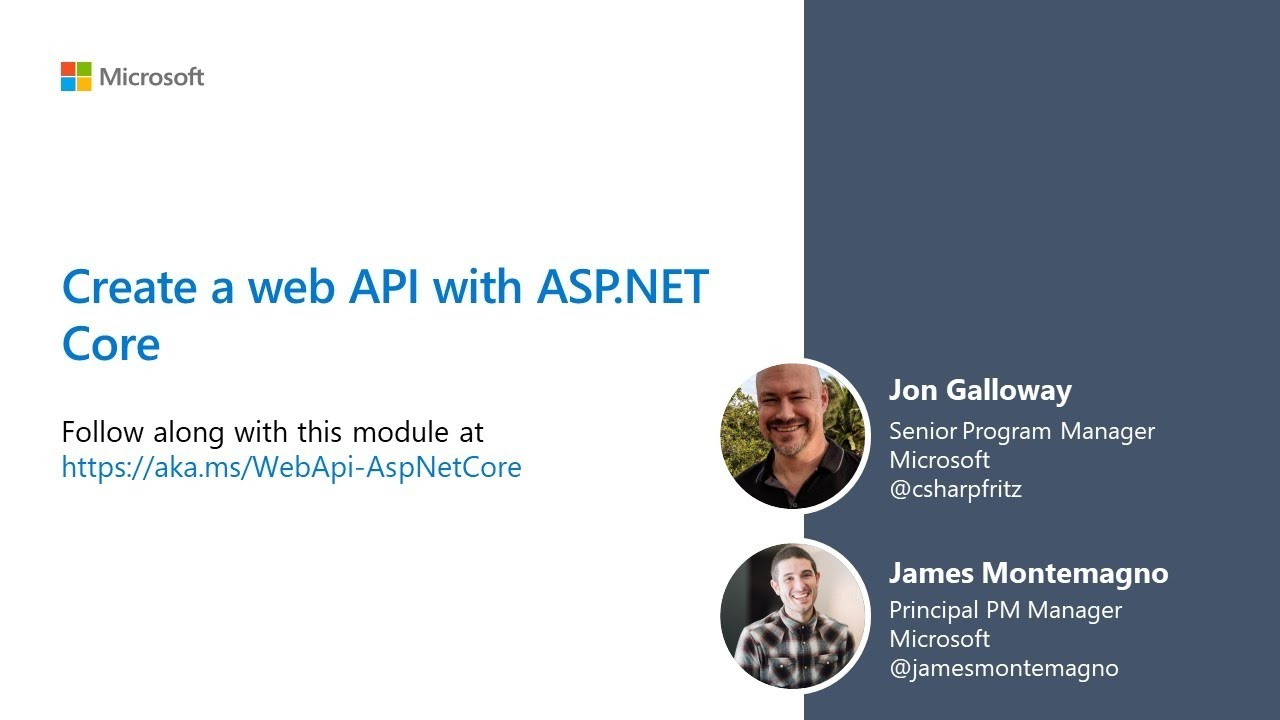 Learn Live: Create a web API with ASP.NET Core