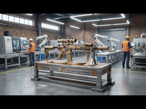 How M7 NGSW Rifles Are Made US Army's New 6.8mm Service Rifle with AI Optic