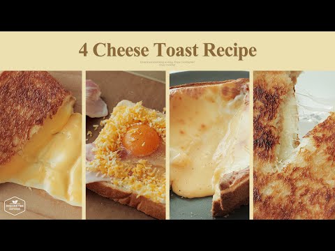 4๊ฐ์ง ์น์ฆ ํ ์คํธ ๋ ์ํผ ๋ชจ์.zip๐ง - ๋ฐ์ญ ๋ฐ์ญ ์ฝ๊ณ ๊ฐ๋จํ ํ ์คํธ : 4 Cheese Toast Recipes! Quick & Easy | Cooking tree
