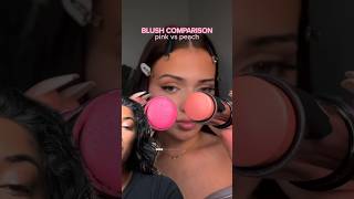 Peach vs pink is coral vs purple on brown skin 🤎