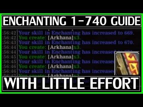 Legion Enchanting Leveling Guide - 1-740 With Little Effort - WoW Legion