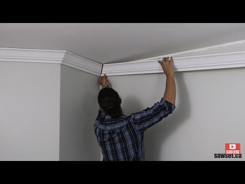 image-How do you install crown molding? 