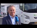 Touringcarchauffeurs voeren actie op het Malieveld