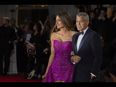 George Clooney drags himself sick to the film premiere of "Jay Kelly"