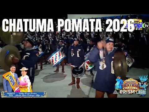 GRAN_RECEPCION_BANDAS EN HONOR VIRGEN DE LAS MERCEDES C.P. CHATUMA POMATA CHUCUITO PUNO PERU 2026