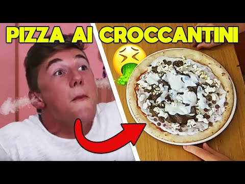 MANGIAMO LE  PIZZE PEGGIORI DI SEMPRE - PIZZA CHALLENGE!!