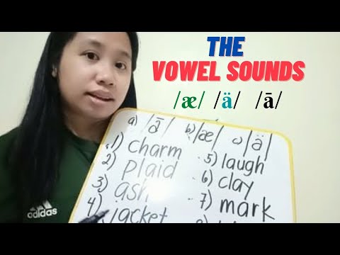 VOWEL SOUNDS [æ], [ä], [ā] || American English… - Partner