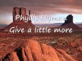 Phyllis Hyman - Give a little more.wmv
