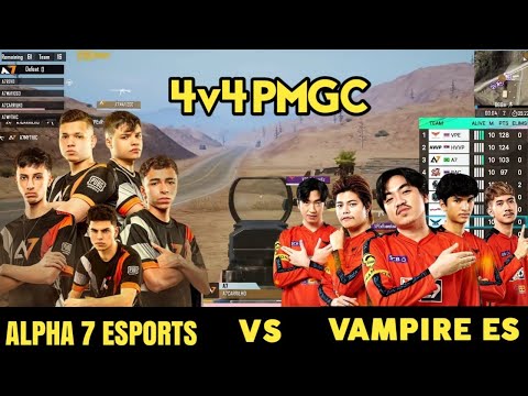 Alpha7 Vs Vampire Esports Fight in PMGC 2022 | A7 Carrilho Destroy VPE in PMGC 2022