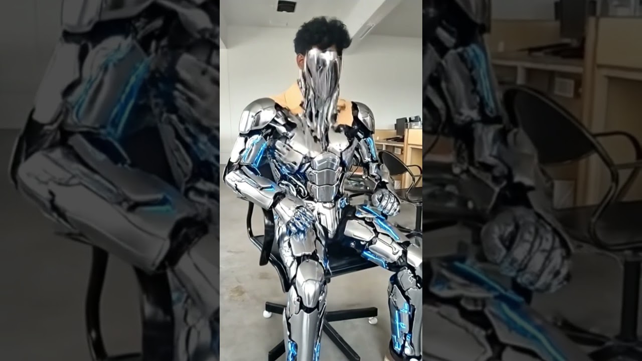 cyborg parthipan robot #aiart #aianimation #aiartwork #aivideo #aishorts #ai