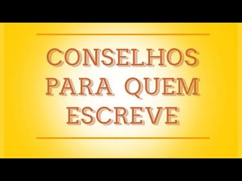 Conselhos Para Quem Escreve | Jô Freitas e Paulo Ferraz