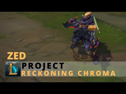 PROJECT Zed Reckoning Chroma - League of Legends