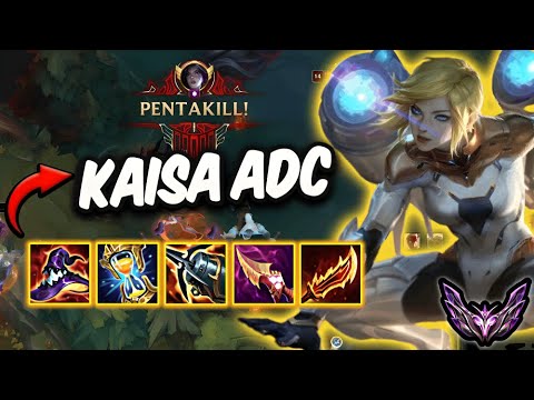 Kaisa vs Jinx ADC ( PENTAKILL ) Korea Master 336 LP | Patch 25.22